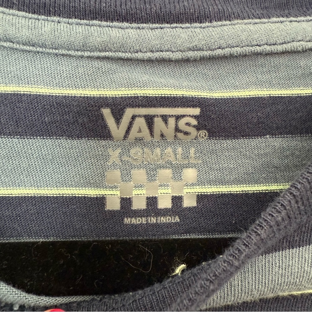 Vans Striped Long Sleeve Shirt - Size XS - Picture 3 of 6